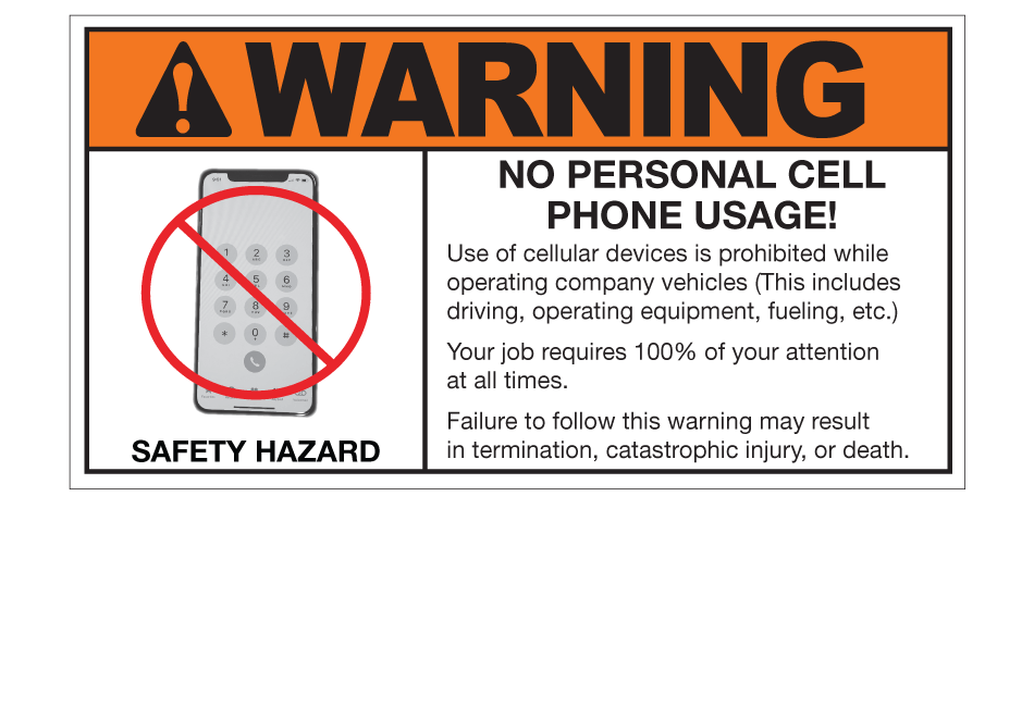 no-cell-phone-usage-decal
