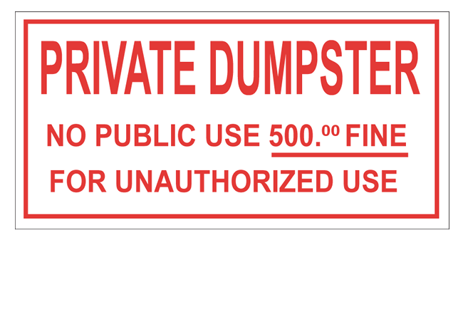 private-dumpster-no-public-use-decal