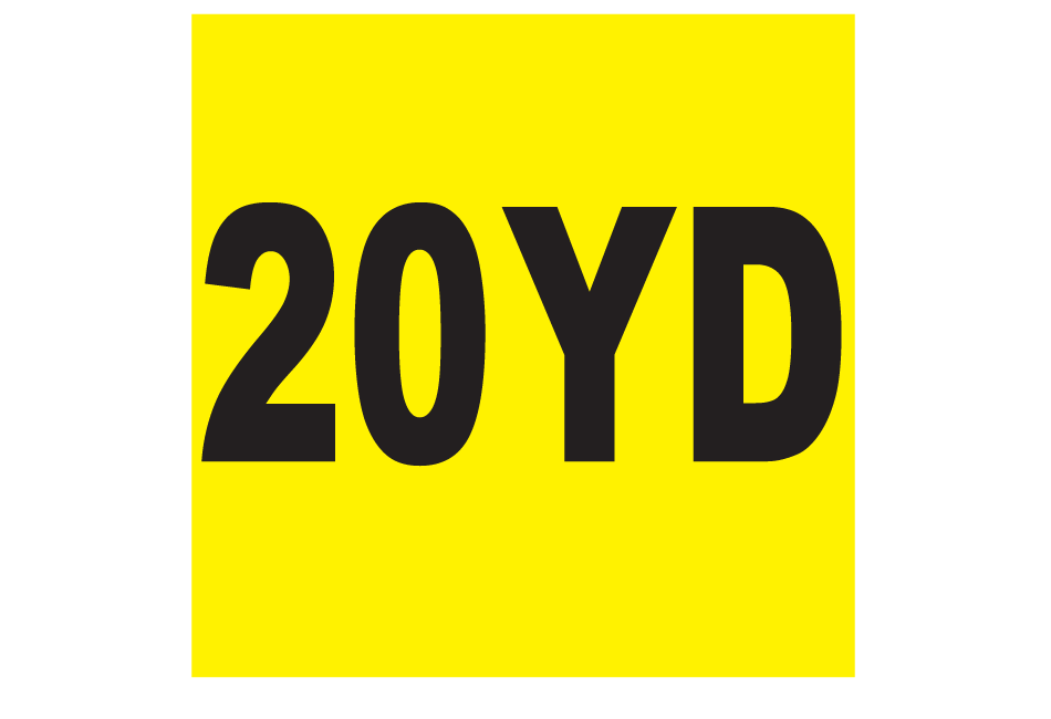 twenty-yard-sticker
