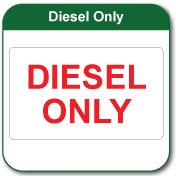 Diesel Only Decal