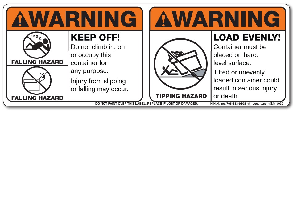 caution-warning-load-evenly-container-must-be-placed-on-hard-level-surface-tipping-hazard-sticker