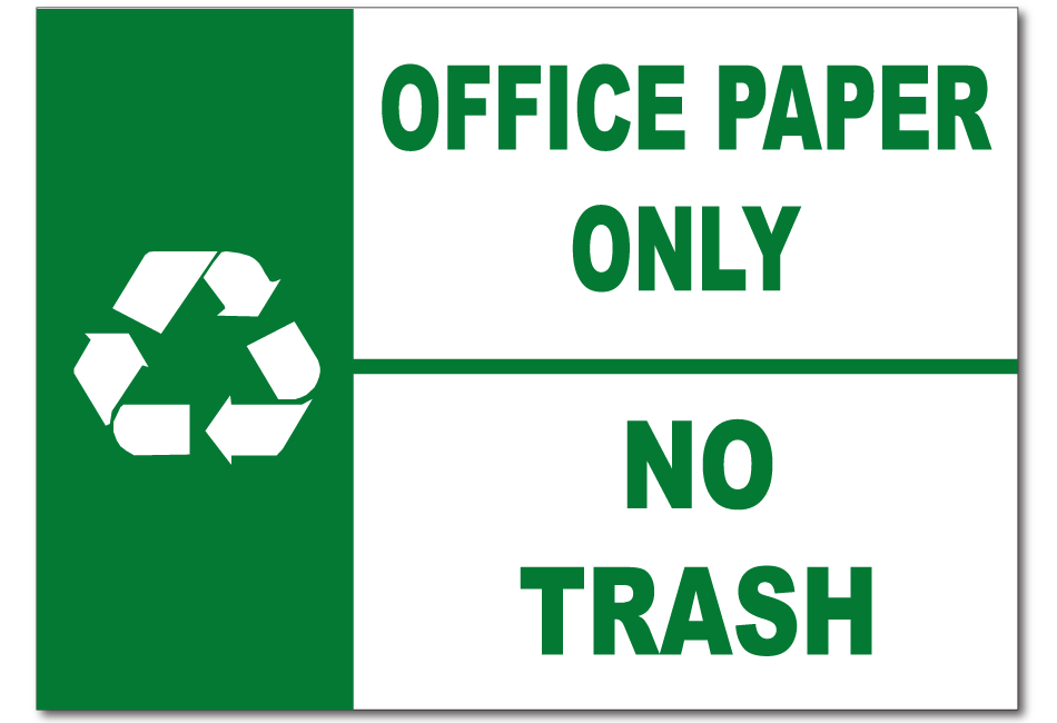 office-paper-only-no-trash-sticker