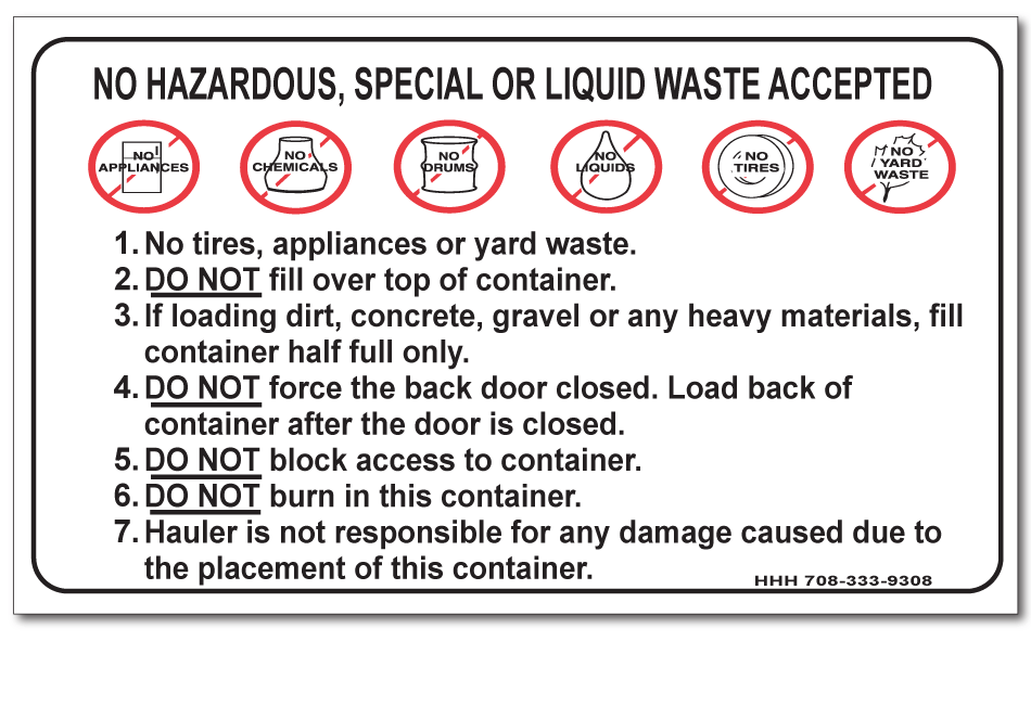prohibit-6-no-tires-no-hazardous-or-liquid-waste-do-not-burn-in-container-dirt-gravel-fill-half-full-sticker