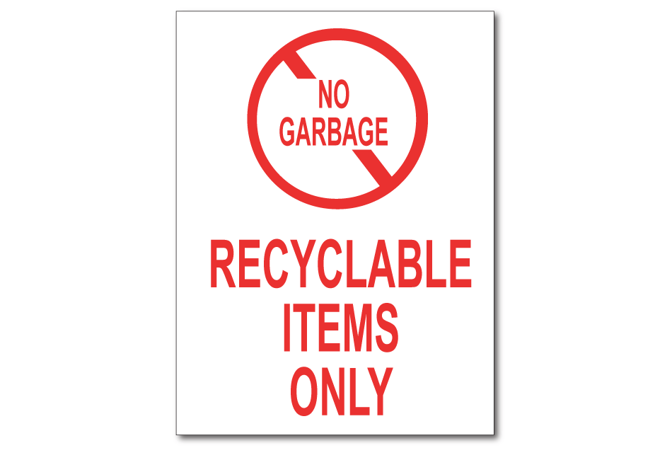 recyclable-items-only-no-garbage-sticker