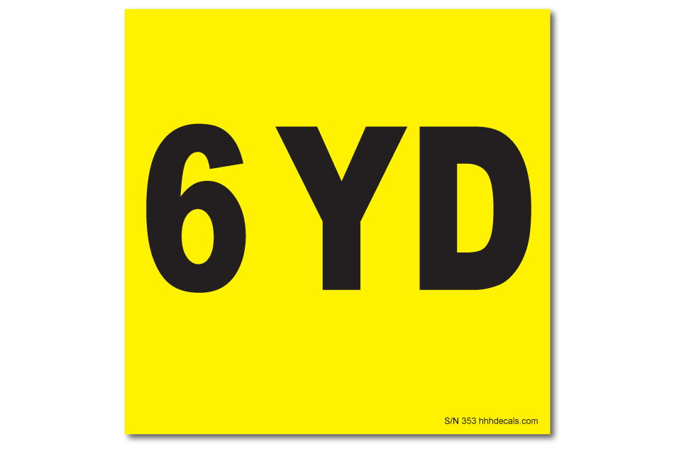 six-yard-sticker