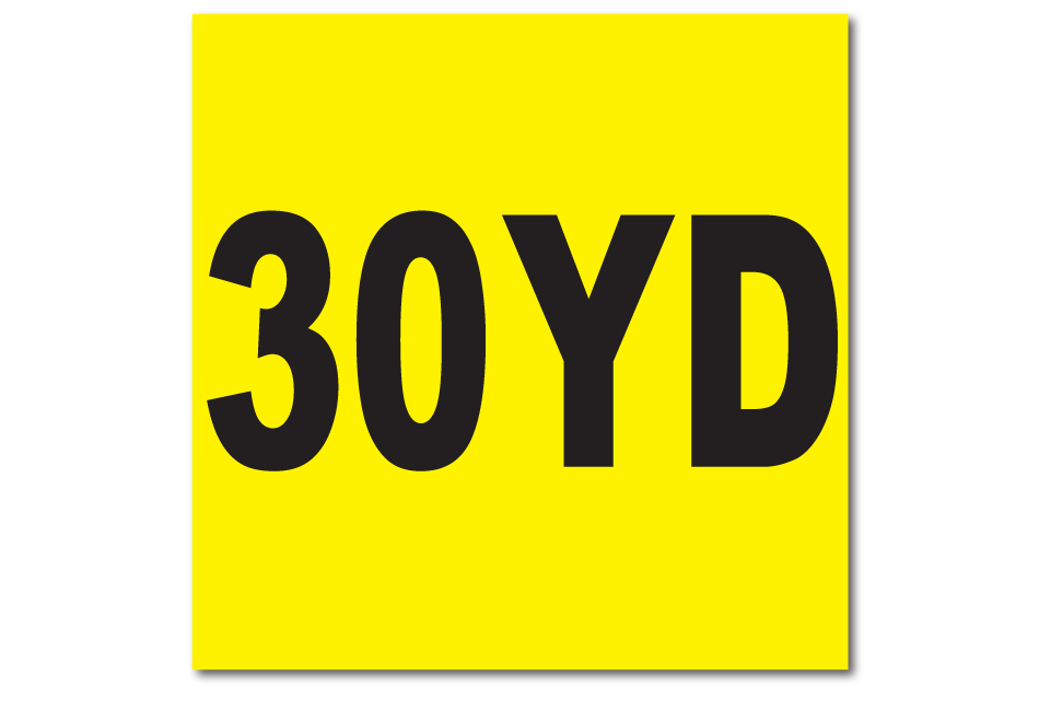 thirty-yard-sticker
